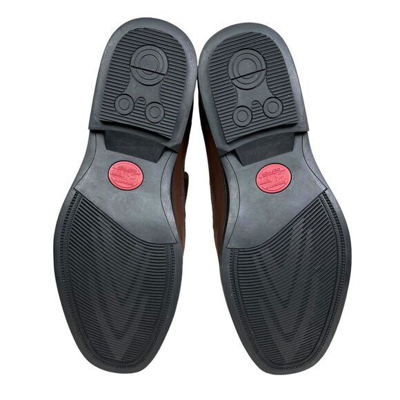 Gravity Defyer Mens Loafers Marseille II Brown Leather Cushioned Footbed Sz‎ 15 - Picture 8 of 8